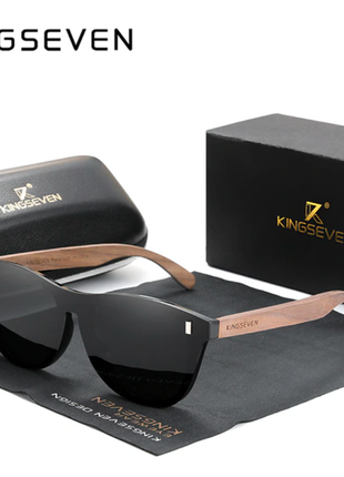 Деревянные солнцезащитные очки kingseven5 фото