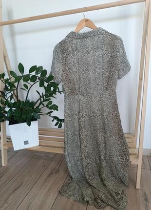 Трендовое платье халат, женственное стильное фирменное платье4 фото