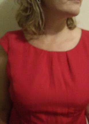 Красное вечернее платье футляр2 фото