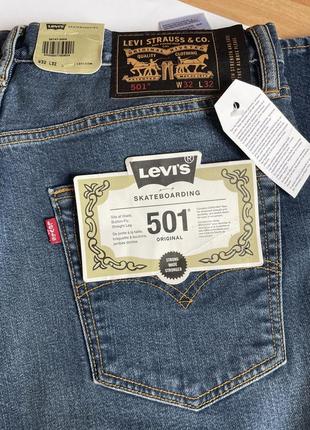 Чоловічі джинси levi's 501 skateboarding original pedro9 фото