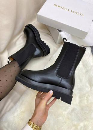 Черевики bottega veneta lug boots мех