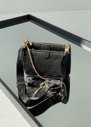 Сумка louis vuitton pochete multi black4 фото