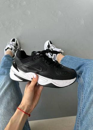 Кросівки жіночі, чоловічі nike m2k tekno чорно-білі, найк м2к текно, унісекс3 фото