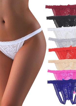 Эротическое белье, стринги с  доступом трусы трусики білизна