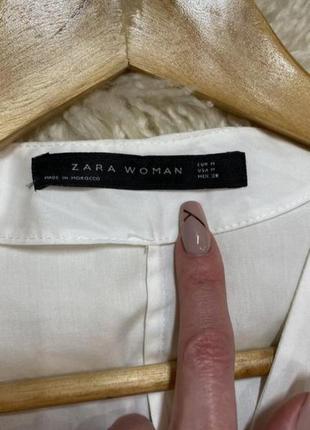 Новая стильная женская белая рубашка (рубашка) zara4 фото