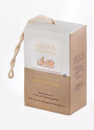 Детское натуральное оливковое мыло g.baby body 100g1 фото