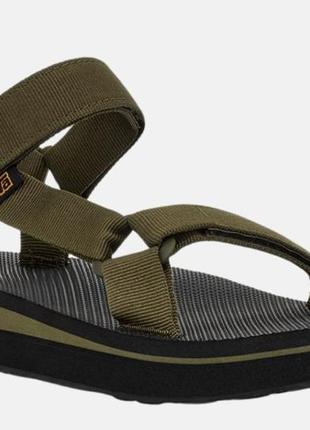 Teva original universal olive сандалі туристичні босоніжки спортивні бігові трекінгові2 фото