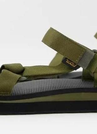 Teva original universal olive сандалі туристичні босоніжки спортивні бігові трекінгові4 фото