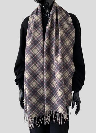 Вовняний кашеміровий шарф палантин шаль італій кашемір вовна3 фото