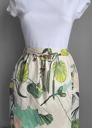 H&m conscious collection спідниця юбка котон3 фото