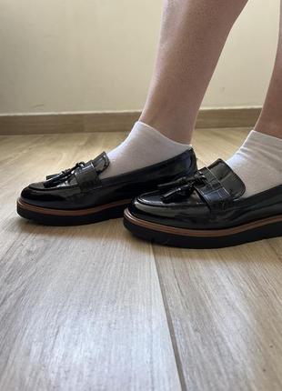 Лоферы крутые женские туфли макасины классические от papaya 37-38