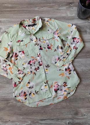 Женская руьашка блуза с цветочным принтом polo ralph lauren flora blouse