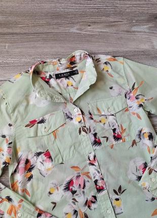 Женская руьашка блуза с цветочным принтом polo ralph lauren flora blouse2 фото