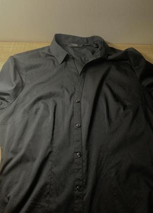 Чорна сорочка рубашка