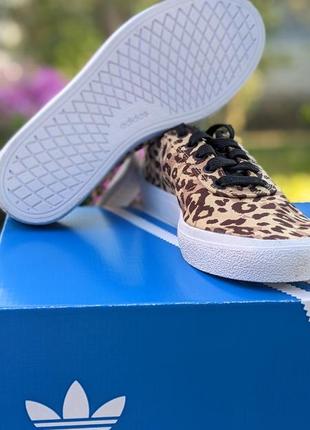 Жіночі кеди кросівки adidas farm rio x vulc raid3r леопардовий принт9 фото