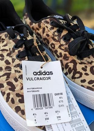 Жіночі кеди кросівки adidas farm rio x vulc raid3r леопардовий принт2 фото