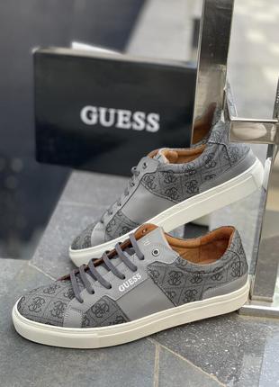 Оригінальні чоловічі шкіряні кеди guess 44 (28.5см)2 фото