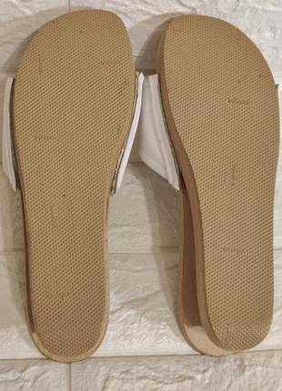 Женские сабо baldo 37 белые,деревянные сандали на пружинном каблуке.италия.8 фото