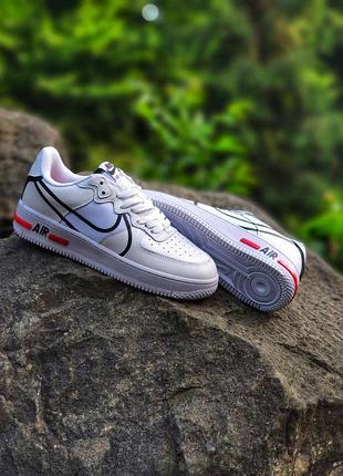 Чоловічі кросівки nike air force 1 react white 6