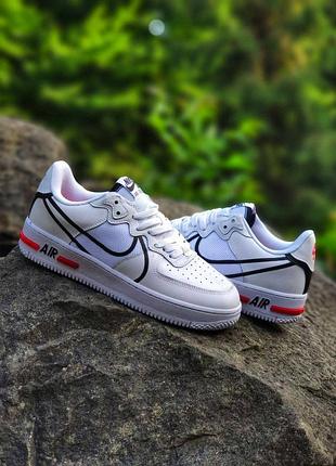 Чоловічі кросівки nike air force 1 react white 7