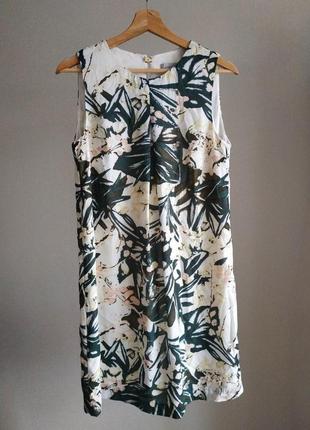 Платье в растительный принт divided