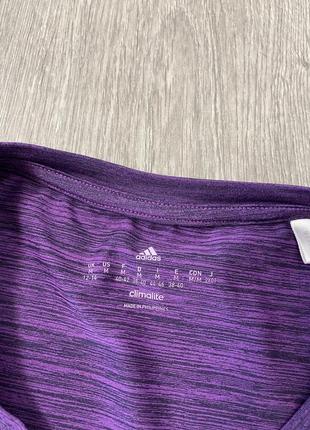 Спортивная женская футболка для спорта для бега adidas4 фото