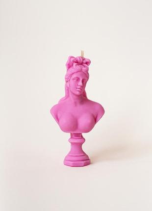 Уникальная свеча скульптура бюст афродита / натуральный соевый воск 100%5 фото
