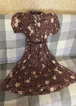 Платье сарафан летний женское до колена с пояском