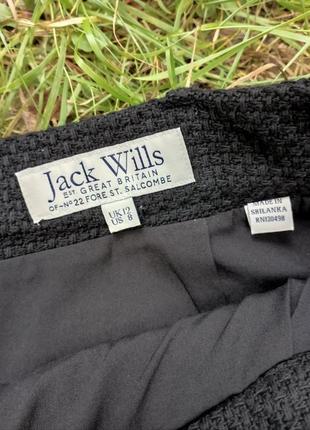 Модна, стильна спідниця з кишенями та поясом, щільна тканина jack wills6 фото
