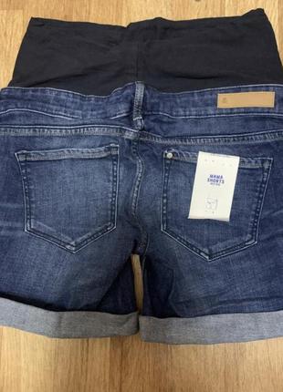 Шорти джинсові для вагітних hm xs2 фото
