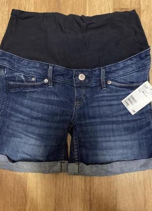 Шорты джинсовые для беременных hm xs