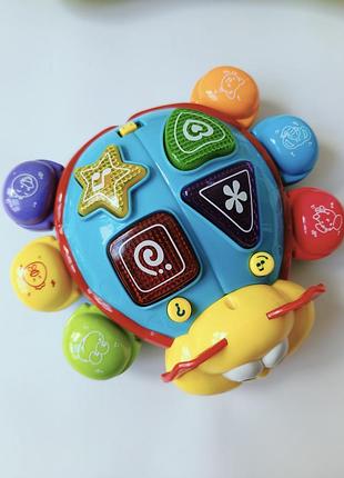 Розвиваюча іграшка дитяча жук музична іграшка2 фото