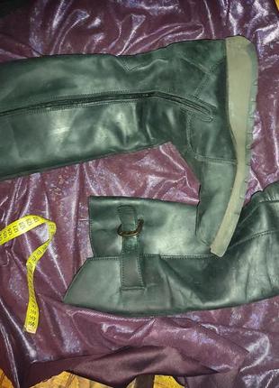 Деми сапоги кожа 37 р уст 24 см