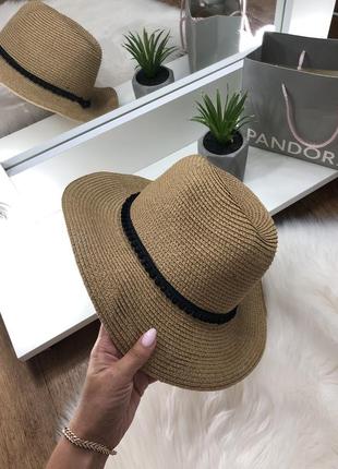 Соломенная шляпка шляпа канотье панамка