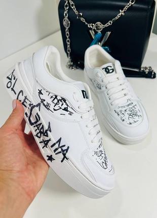 Женские кеды в стиле дольче габана rise dolce gabbana