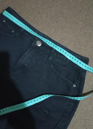 Юбка джинсовая с высокой посадкой2 фото