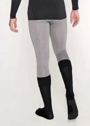 Леггинсы мужские компрессионные тайсы лосины серые tights sondico core grey marl optivent5 фото