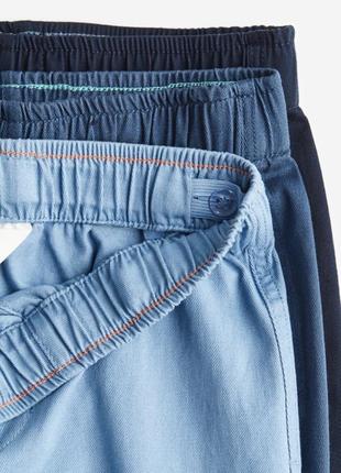 Стильные джинсовые джоггеры от h&amp;m рост от 122 до 140 см цена за 1 шт3 фото