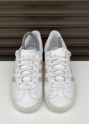 Adidas original gazelle white pink 36-37р 23см кроссовки оригинал3 фото