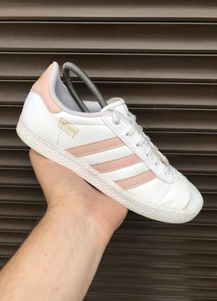 Adidas original gazelle white pink 36-37р 23см кроссовки оригинал1 фото