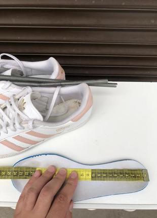 Adidas original gazelle white pink 36-37р 23см кроссовки оригинал8 фото