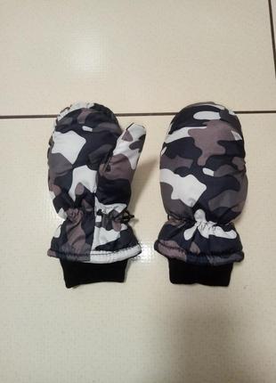 Дитячі рукавички-краги на 2-4 роки