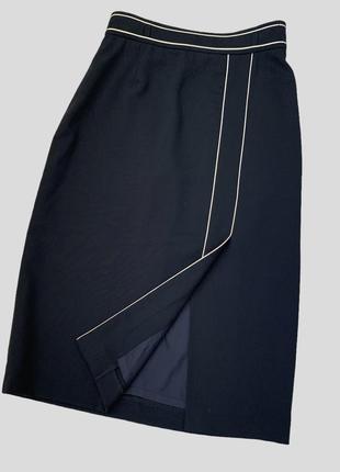 Шерстяная миди юбка карандаш escada max mara 100% шерсть5 фото