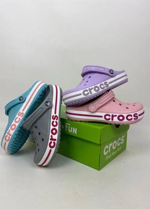 Женские кроксы сабо crocs bayaband clog