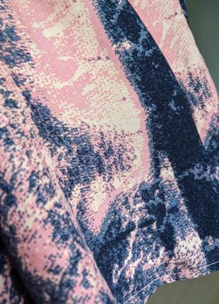 Сарафан платье розовый бежевый макси в пол длинный пышный вискоза xs9 фото