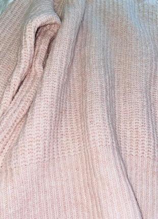 Рожевий светр шерстяний світер zara розовый свитер вязаный свитер шерстяной свитер2 фото
