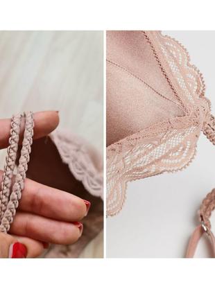 Шовковий бюстгальтер intimissimi tiziana бежевий бюстгальтер з натурального шовку бюст...