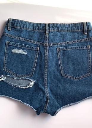 Шорти джинсові жіночі blue jeans denim шортики з рваностями2 фото