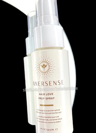 Захисний спрей для блиску волосся, термозахист innersense hair love prep spray