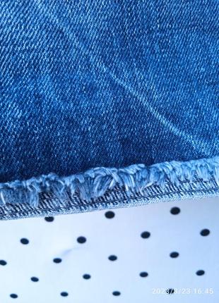 Короткая джинсовая юбка-100%коттон4 фото